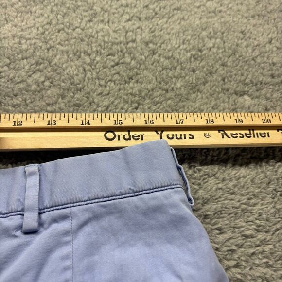 Polo Ralph Lauren Chino Pants 33x32 Blue Cotton Straight Fit Preppy - Picture 7 of 10